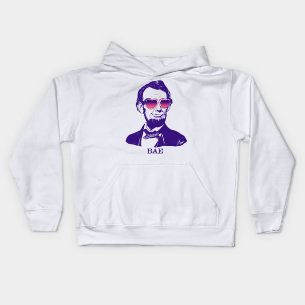 Bae Lincoln Kids Hoodie by Hillary White Rabbit